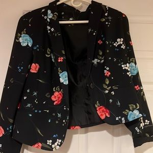 Floral jacket and pants